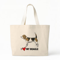 I Love My Beagle Bag