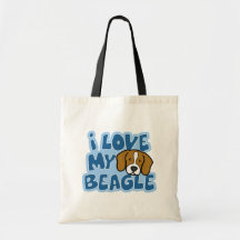 I Love My Beagle Bag