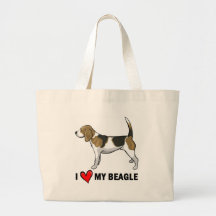 I Love My Beagle Bag
