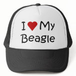 I Love My Beagle Dog Lover Gifts and Apparel Hat