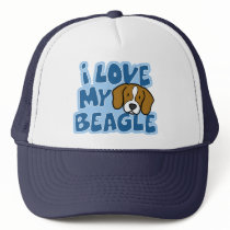 I Love My Beagle Hat