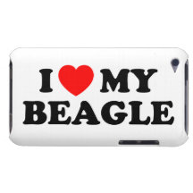 I Love my Beagle iPod Touch Case