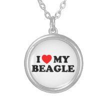 I Love my Beagle Necklace