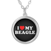 I Love my Beagle Necklace