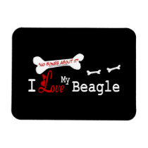 I Love My Beagle Magnets