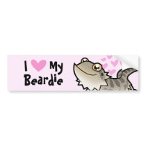 I Love My Bearded Dragon / Rankin Dragon Bumper Stickers