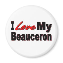 I Love My Beauceron Merchandise Refrigerator Magnet