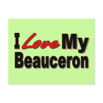 I Love My Beauceron Merchandise Postcards