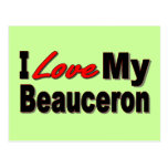 I Love My Beauceron Merchandise Postcards