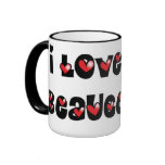 I Love My Beauceron Coffee Mugs