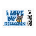 I Love My Beauceron Stamps