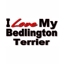 I Love My Bedlington Terrier Dog Merchandise t-shirts by janbalaya I Love My Bedlington Terrier Dog Merchandise t-shirts