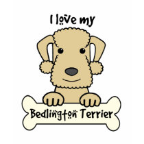 I Love My Bedlington Terrier t-shirts