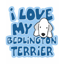 I Love My Bedlington Terrier TShirt by MenagerieMayhem I Love My Bedlington Terrier TShirt