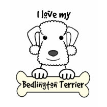 I Love My Bedlington Terrier t-shirts