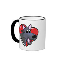 I Love my Belgian Groenendael Mug