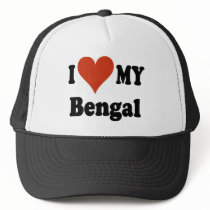 I Love My Bengal Cat Merchandise hats by janbalaya I Love My Bengal Cat Merchandise hats