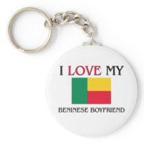 I Love My Beninese Boyfriend Key Chains