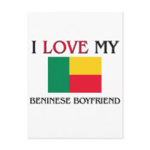 I Love My Beninese Boyfriend Post Cards