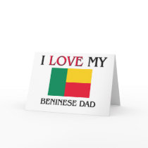 I Love My Beninese Dad Cards