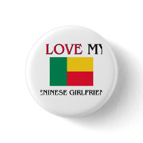 I Love My Beninese Girlfriend Pin