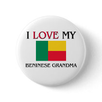I Love My Beninese Grandma Button