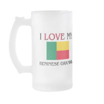 I Love My Beninese Grandpa Coffee Mugs