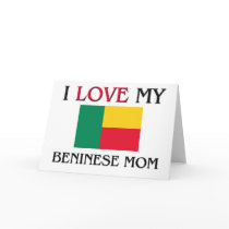 I Love My Beninese Mom Cards