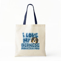 I Love My Bernese Mountain Dog Bag