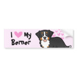 I Love My Bernese Mountain Dog Bumper Sticker