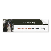 I Love My Bernese Mountain Dog bumper stickers