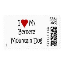 I Love My Bernese Mountain Dog Lover Gifts Stamps