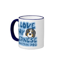 I Love My Bernese Mountain Dog Mug