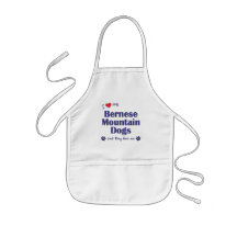 I Love My Bernese Mountain Dogs (Multiple Dogs) Aprons