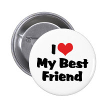 I Love My Best Friend Pin