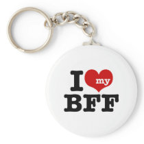 I Love My BFF Key Chain