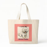 I Love My, Bichon Frise bags