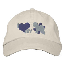 I Love my Bichon Frise Embroidered Hat (Purple)