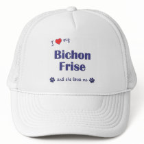 I Love My Bichon Frise (Female Dog) Hat