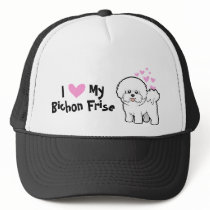 I Love My Bichon Frise Trucker Hat