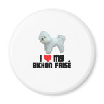 I Love My Bichon Frise Fridge Magnets