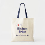 I Love My Bichon Frise (Male Dog) Bag