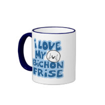 I Love My Bichon Frise Mug