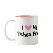 I Love My Bichon Frise Mug