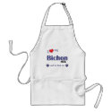 I Love My Bichon Mix (Male Dog) aprons by muttybuddy I Love My Bichon Mix (Male Dog) aprons