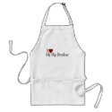 I Love My Big Brother aprons by Coolkidstees I Love My Big Brother aprons