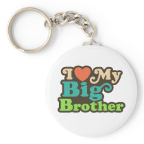I Love My Big Brother Key Chain