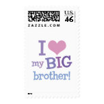 I Love My Big Brother postage