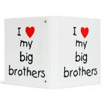 I Love My Big Brothers Binder