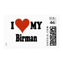 I Love My Birman Cat Merchandise postage